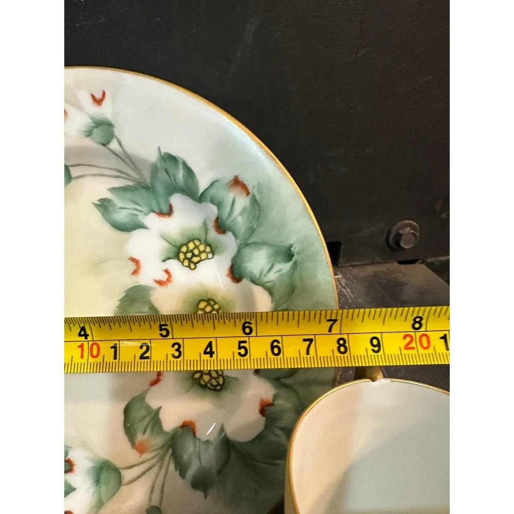 Vintage‎ 1944 Royal Bavarian Hutschenreuther Plate & Thomas Bavaria Cup Set